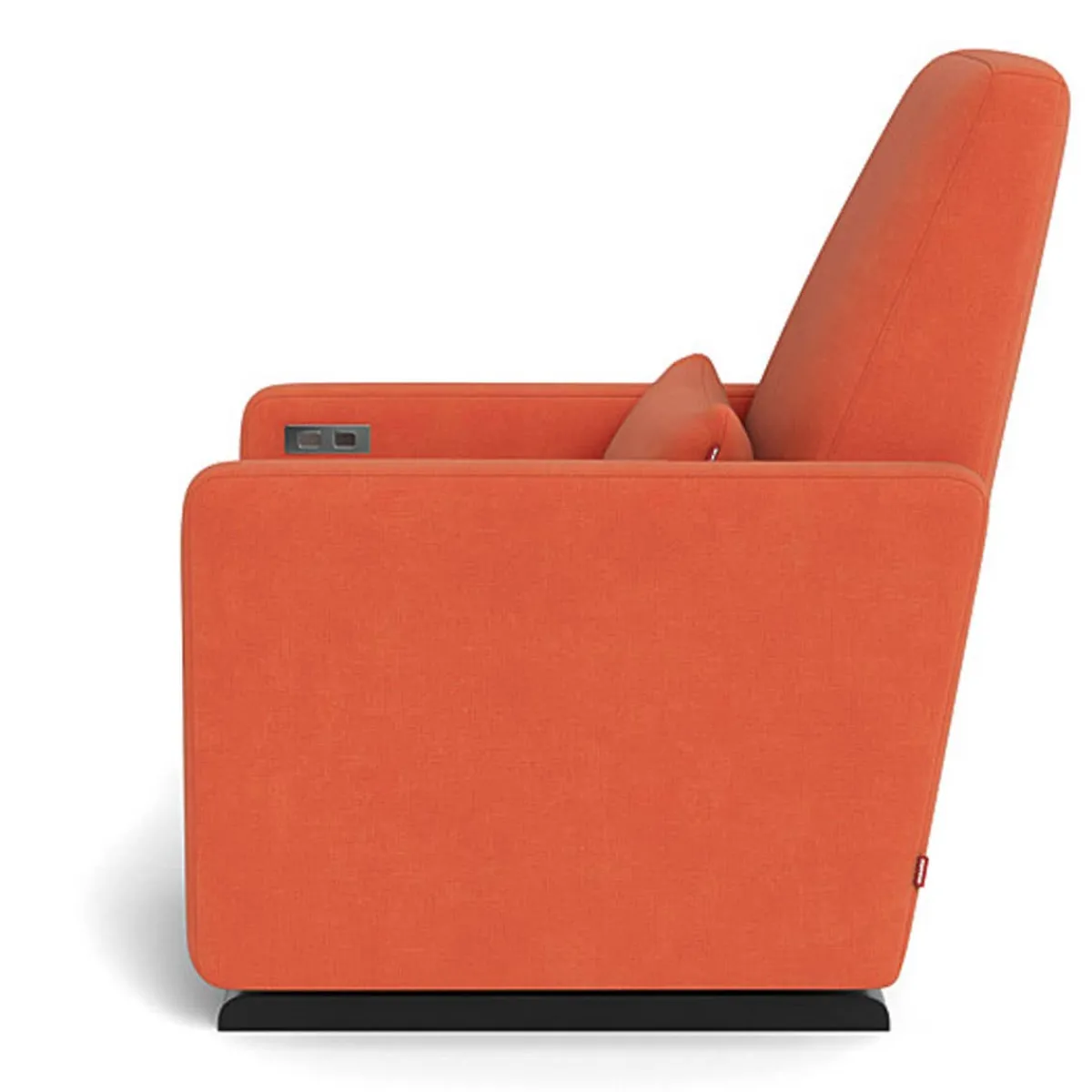 Gliders|Motorized Gliders-Monte Design Grano Glider Motorized Recliner - European Fabric w/ Espresso