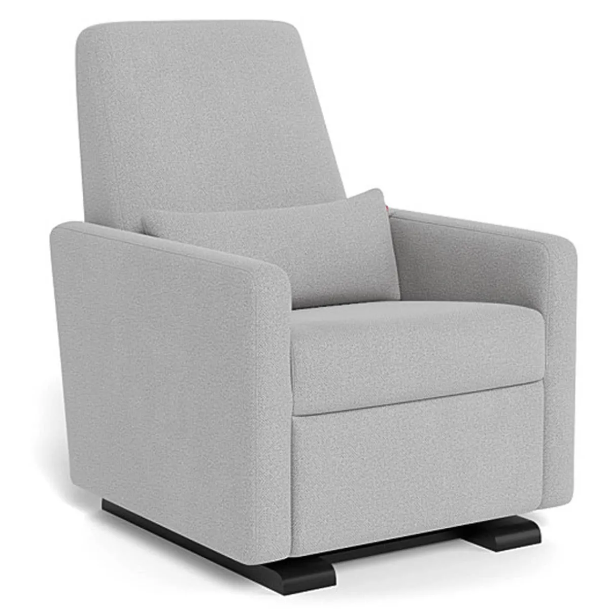 Gliders|Motorized Gliders-Monte Design Grano Glider Motorized Recliner - Fabric with Espresso Base