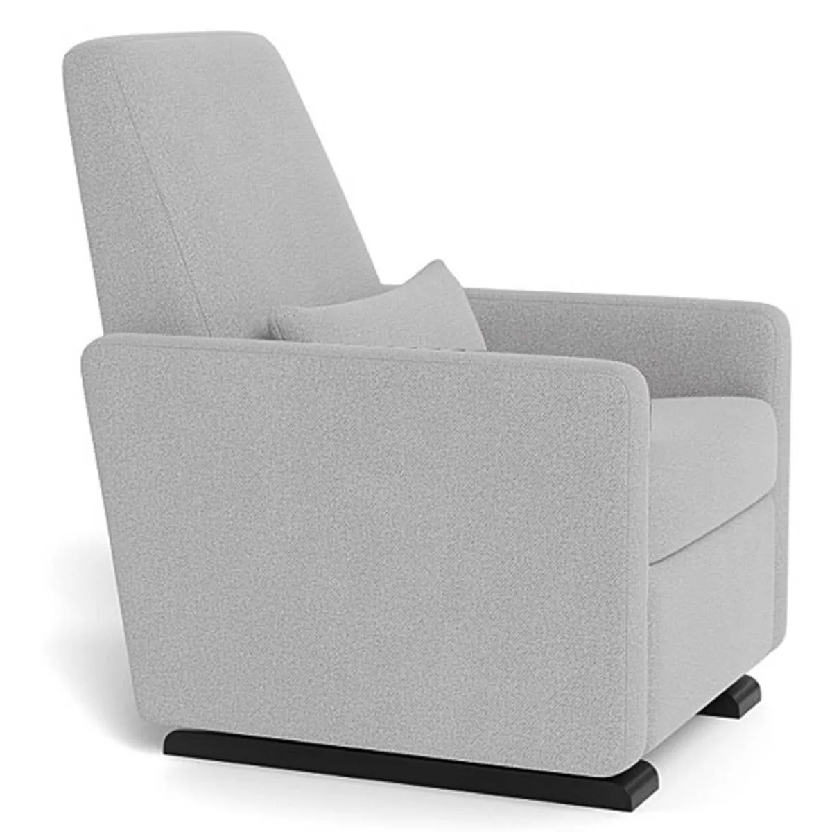 Gliders|Motorized Gliders-Monte Design Grano Glider Motorized Recliner - Fabric with Espresso Base