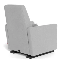 Gliders|Motorized Gliders-Monte Design Grano Glider Motorized Recliner - Fabric with Espresso Base