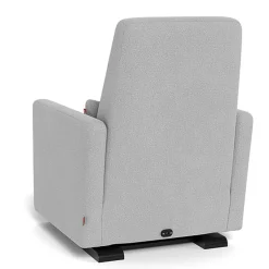 Gliders|Motorized Gliders-Monte Design Grano Glider Motorized Recliner - Fabric with Espresso Base