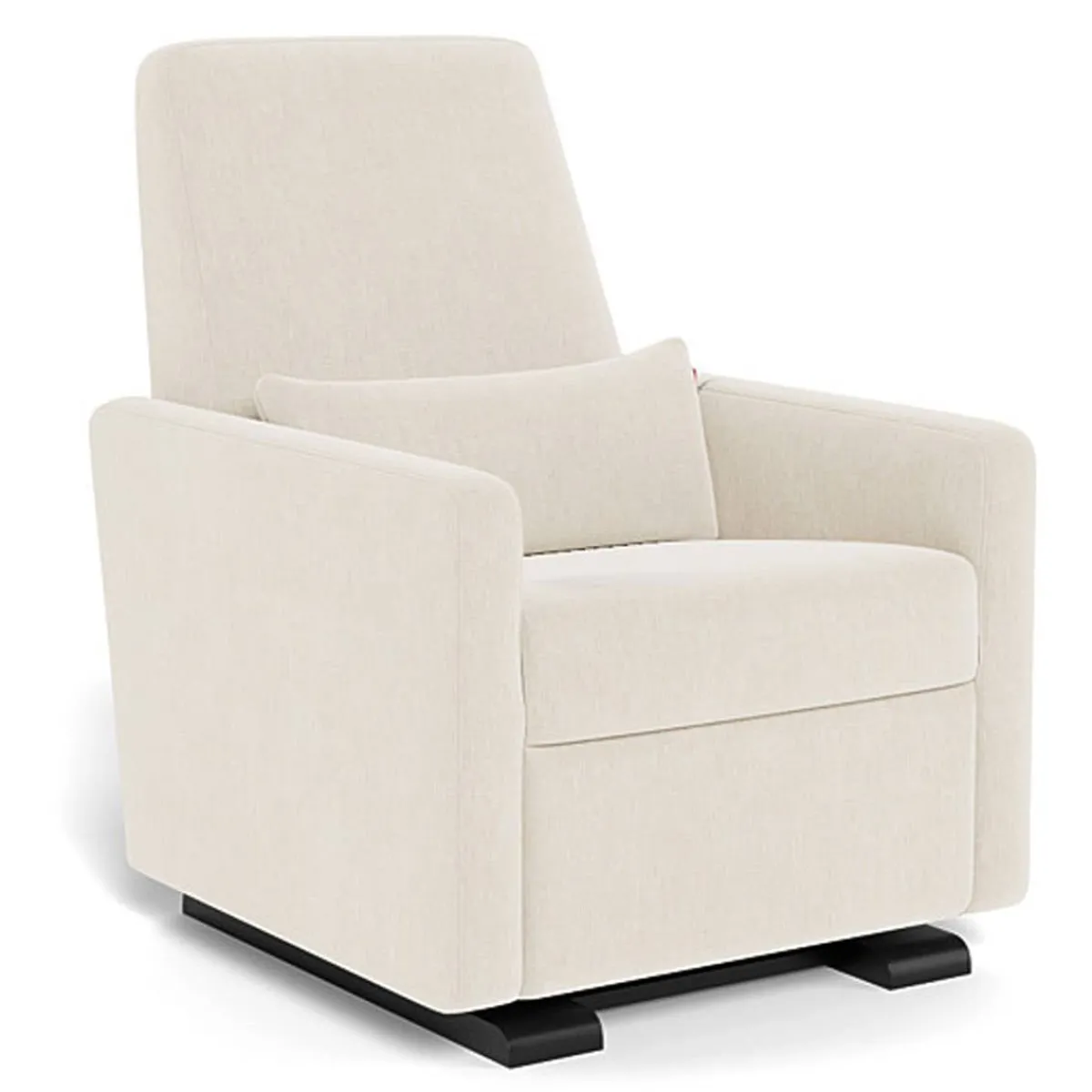 Gliders|Motorized Gliders-Monte Design Grano Glider Motorized Recliner - Fabric with Espresso Base