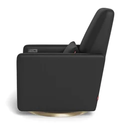 Gliders|Motorized Gliders-Monte Design Grano Glider Motorized Swivel Recliner - Enviroleather
