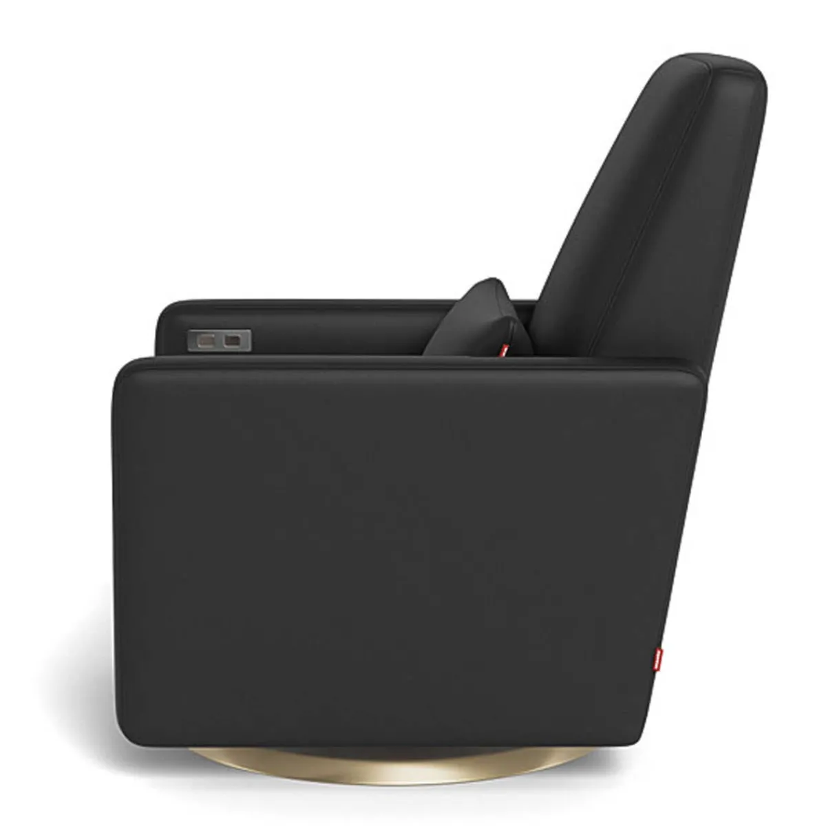 Gliders|Motorized Gliders-Monte Design Grano Glider Motorized Swivel Recliner - Enviroleather