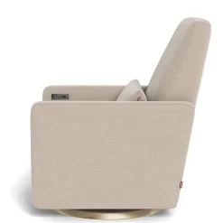 Gliders|Motorized Gliders-Monte Design Grano Glider Motorized Swivel Recliner - Wool Fabric