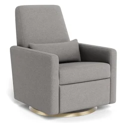Gliders|Motorized Gliders-Monte Design Grano Glider Motorized Swivel Recliner - Wool Fabric