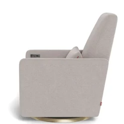 Gliders|Motorized Gliders-Monte Design Grano Glider Motorized Swivel Recliner - Fabric