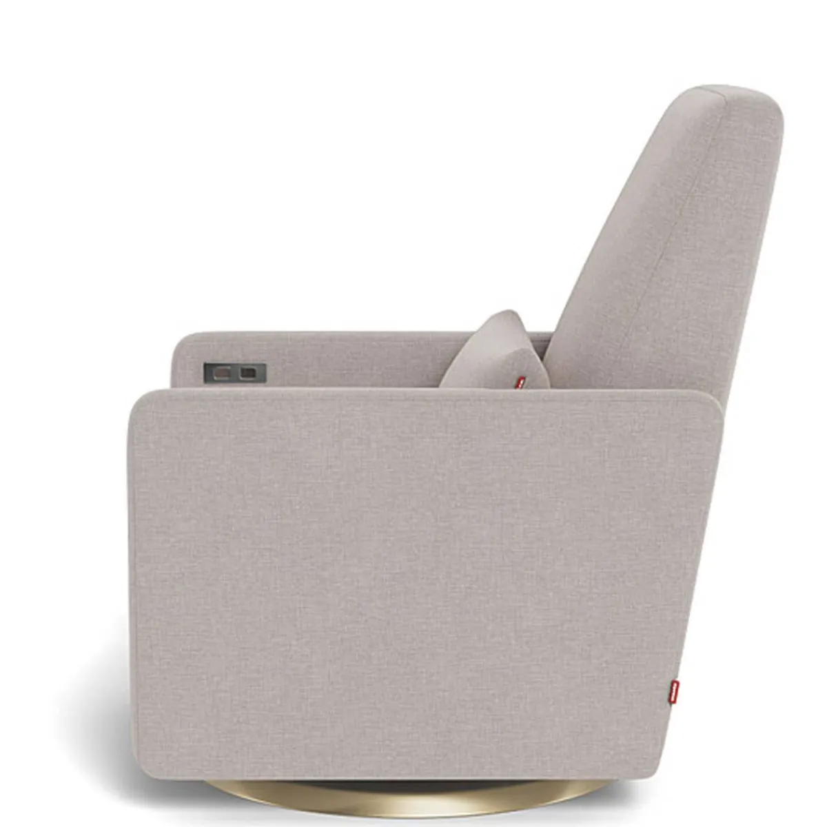 Gliders|Motorized Gliders-Monte Design Grano Glider Motorized Swivel Recliner - Fabric