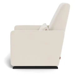 Gliders-Monte Design Grano Glider Recliner - European Fabric with Espresso Base