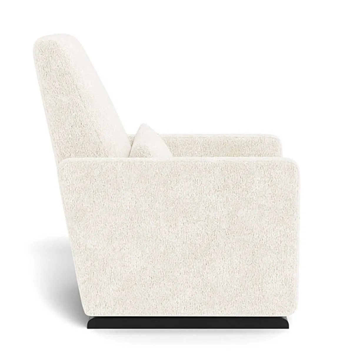 Gliders-Monte Design Grano Glider Recliner - Faux Sheepskin with Espresso Base