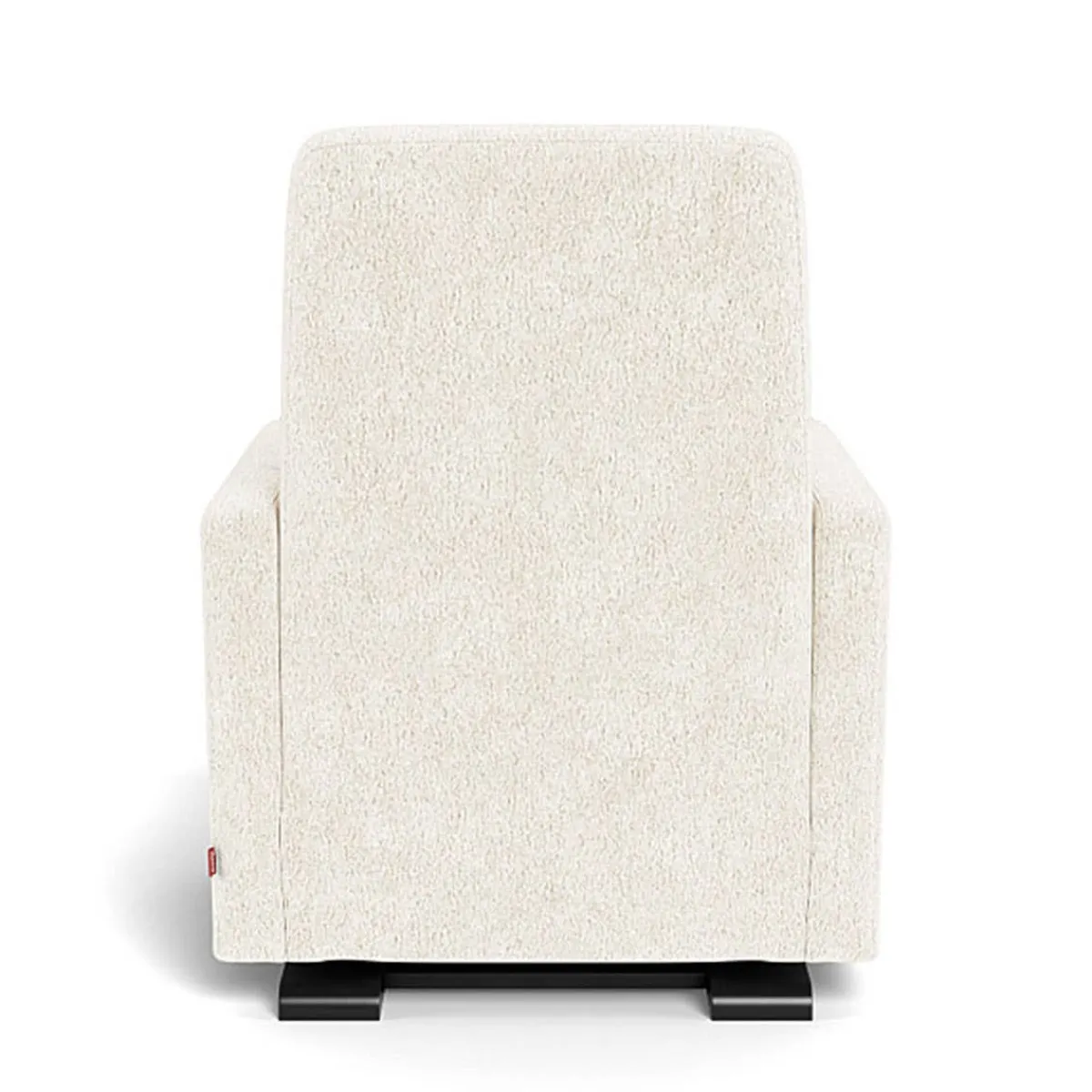 Gliders-Monte Design Grano Glider Recliner - Faux Sheepskin with Espresso Base