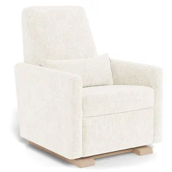 Gliders-Monte Design Grano Glider Recliner - Faux Sheepskin