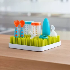 Bottle Brushes + Drying Racks-Boon Inc. Grass