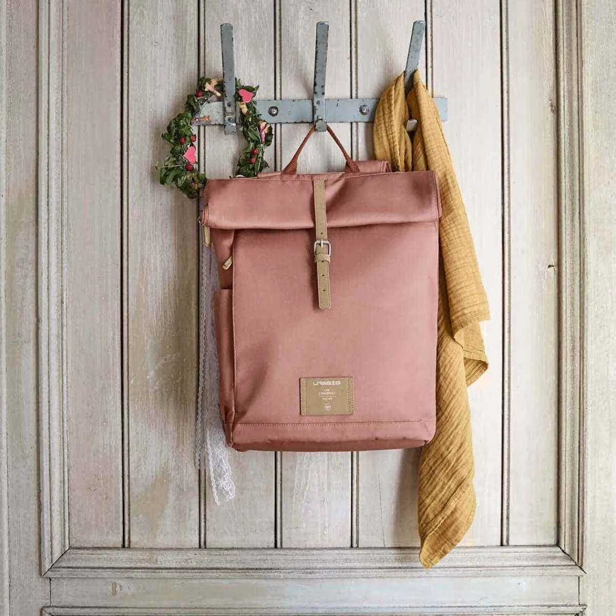 Diaper Bags-Lassig Green Label Rolltop Backpack