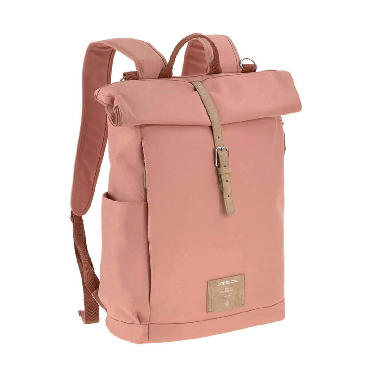 Diaper Bags-Lassig Green Label Rolltop Backpack