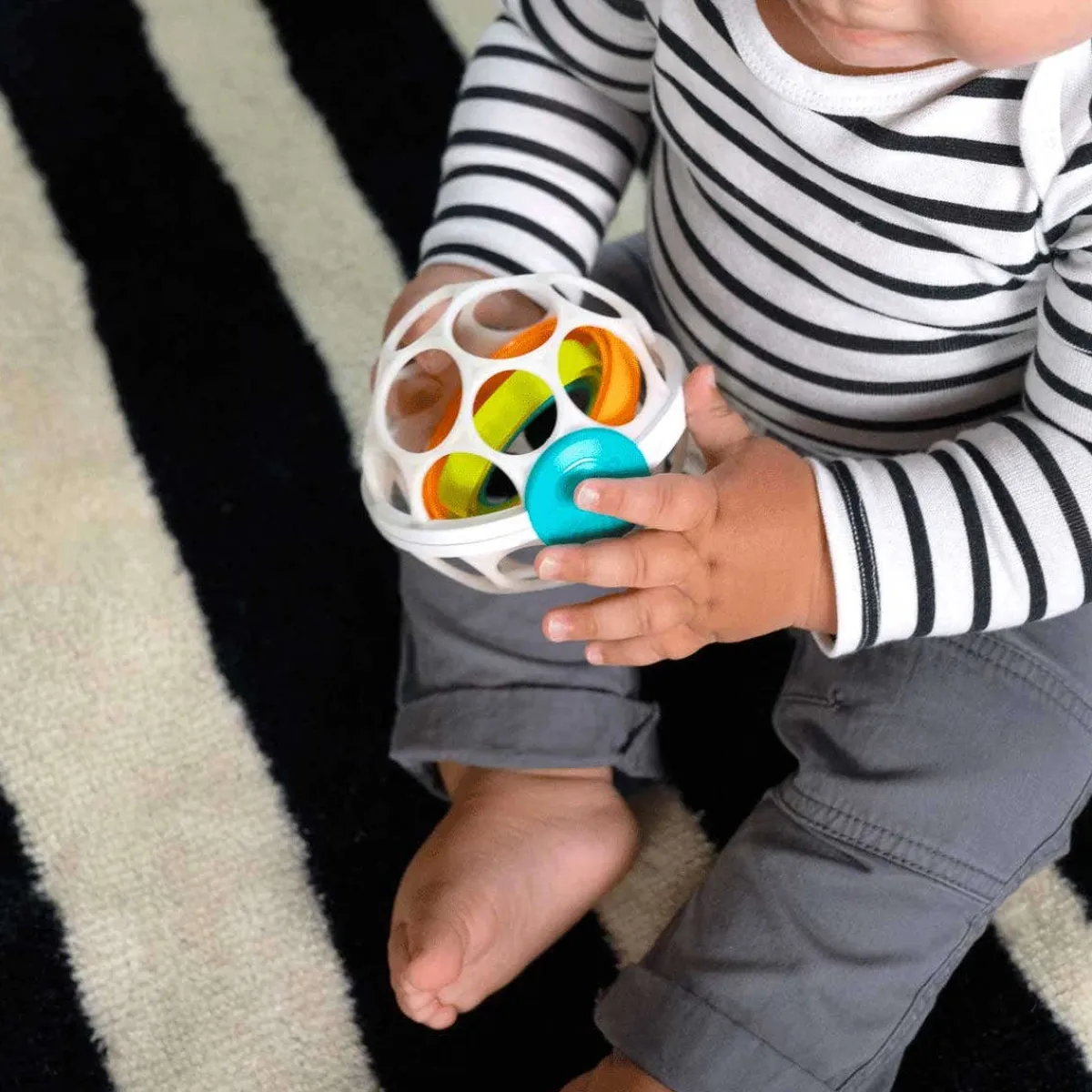 Grasping Toys|Rattles-Baby Einstein Grip & Spin Oball Rattle Toy