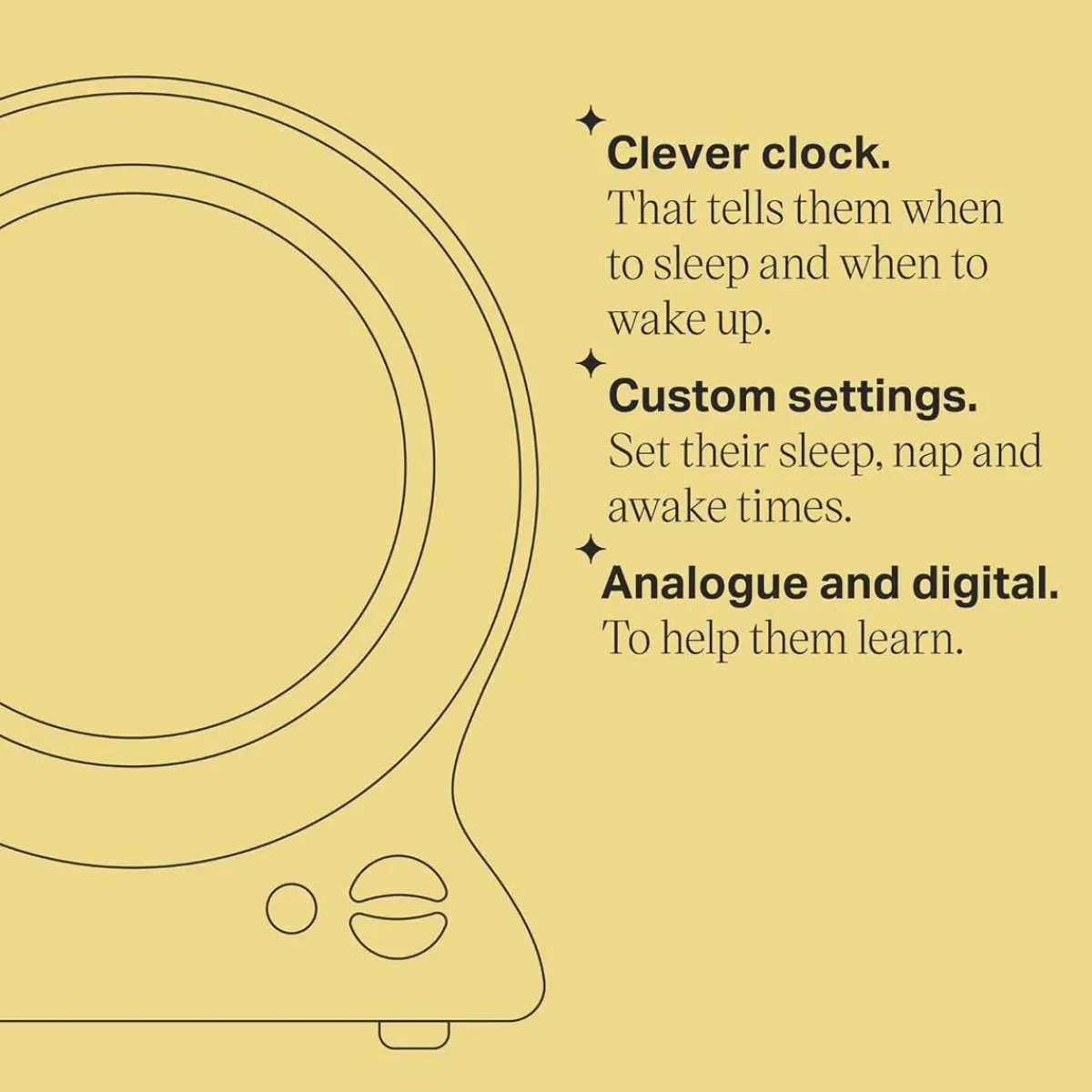 Clocks + Sleep Trainers-Tommee Tippee Gro Clock