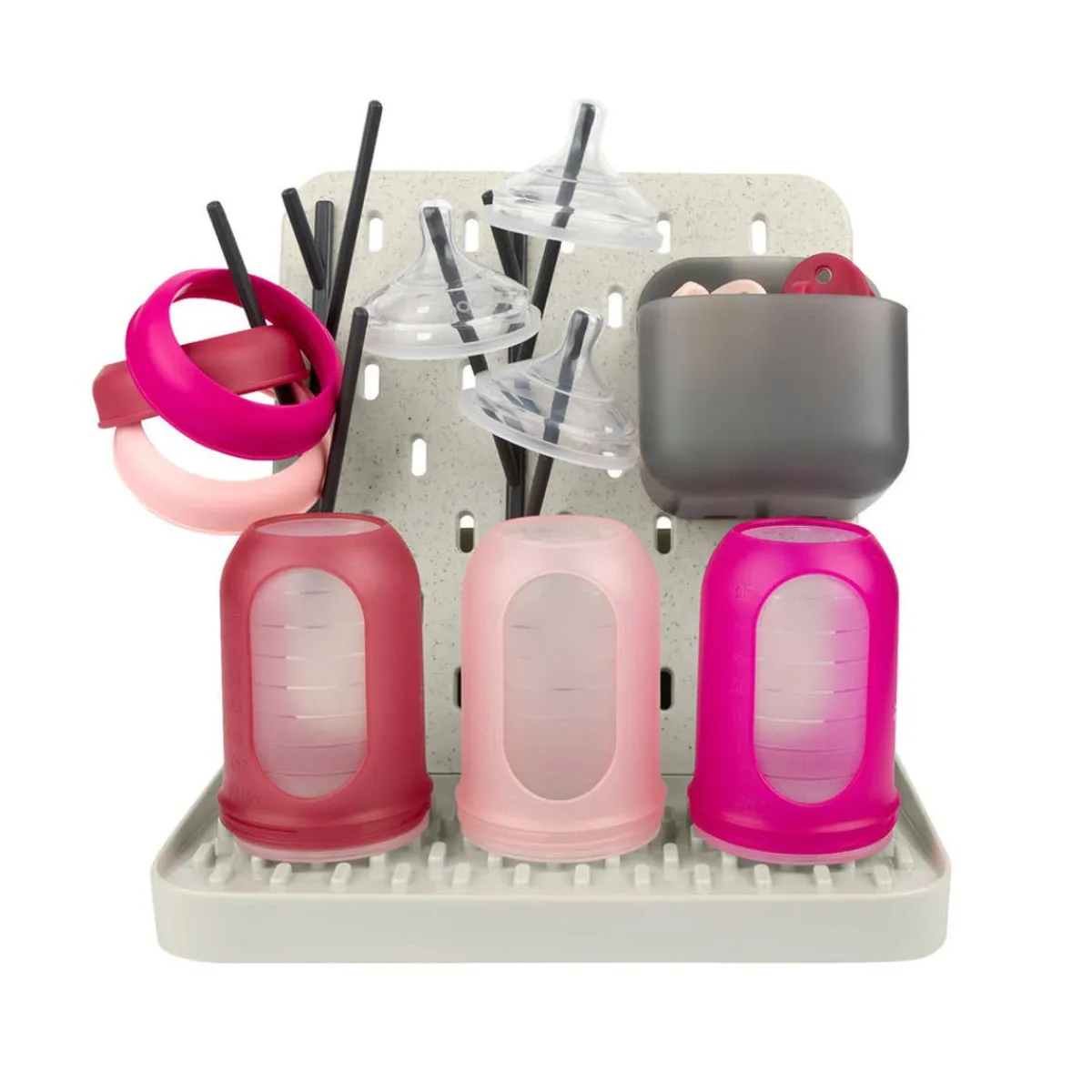 Bottle Brushes + Drying Racks-Boon Inc. Groove Drying Rack