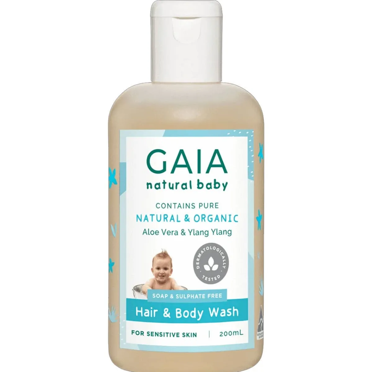 Infant Shampoo + Conditioner|Infant Body Wash-Gaia Hair & Body Wash (200 mL)