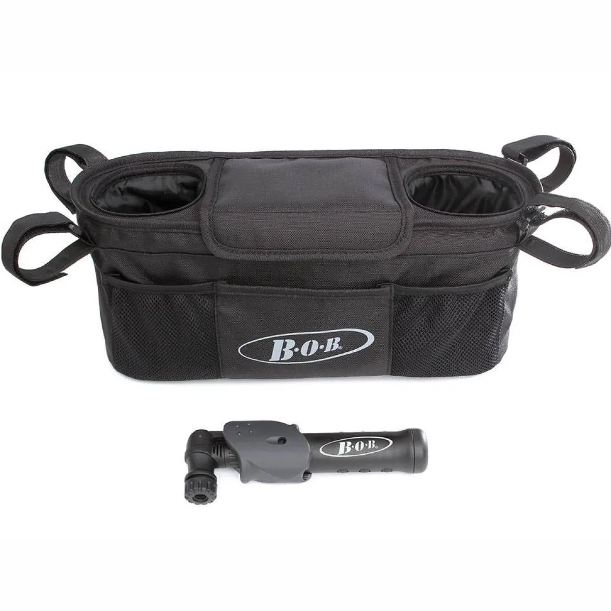 Stroller Accessories-B.O.B Handlebar Console with Tire Pump