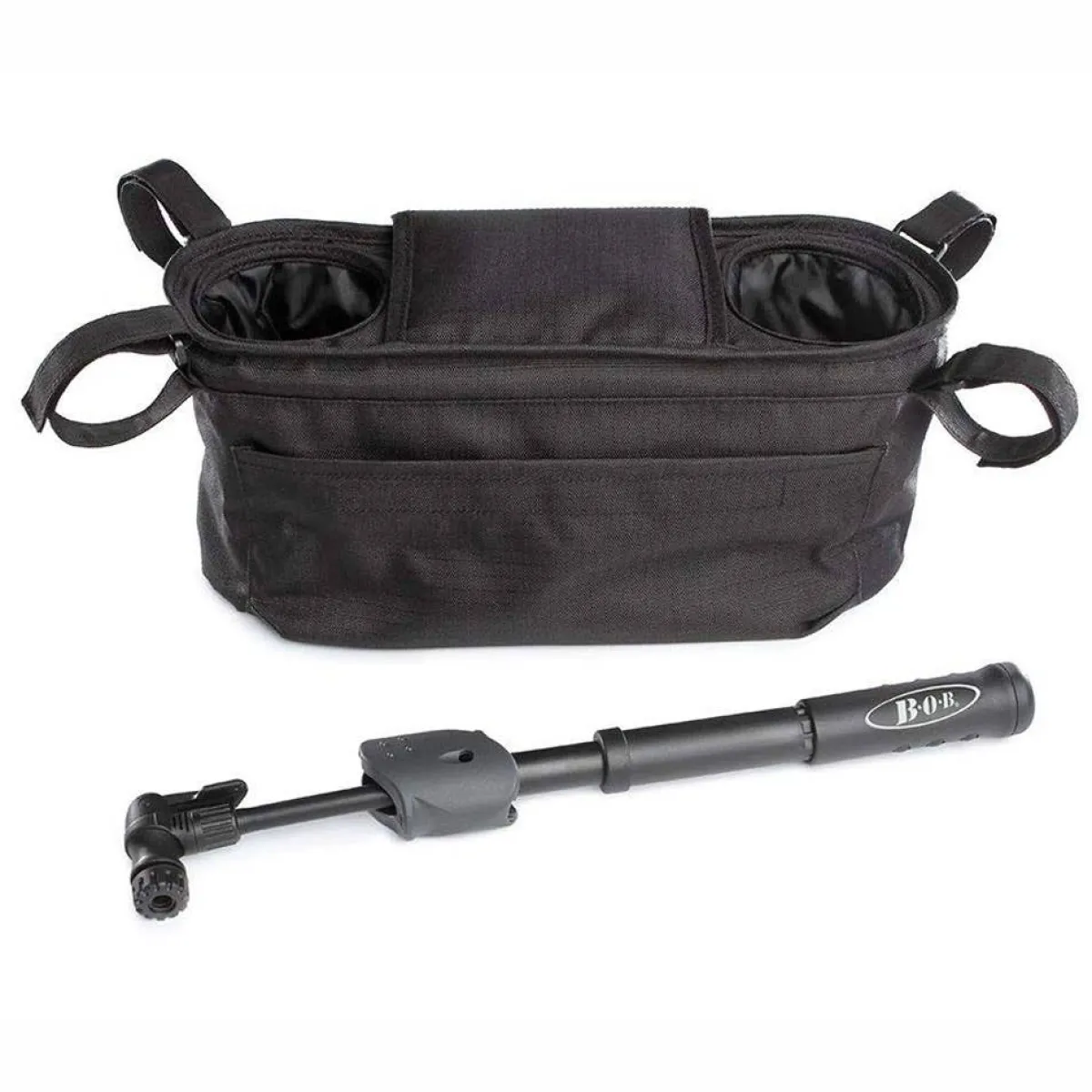 Stroller Accessories-B.O.B Handlebar Console with Tire Pump