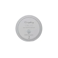 Decorative Objects-Child To Cherish Handprints Tower of Time Gray