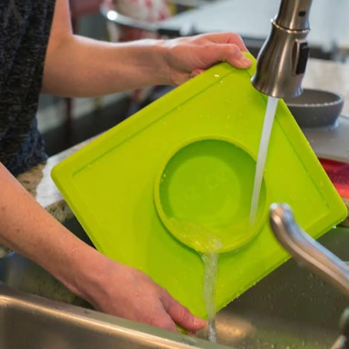 Kids Plates + Bowls|Grip + Suction Dishes-Ez Pz Happy Bowl