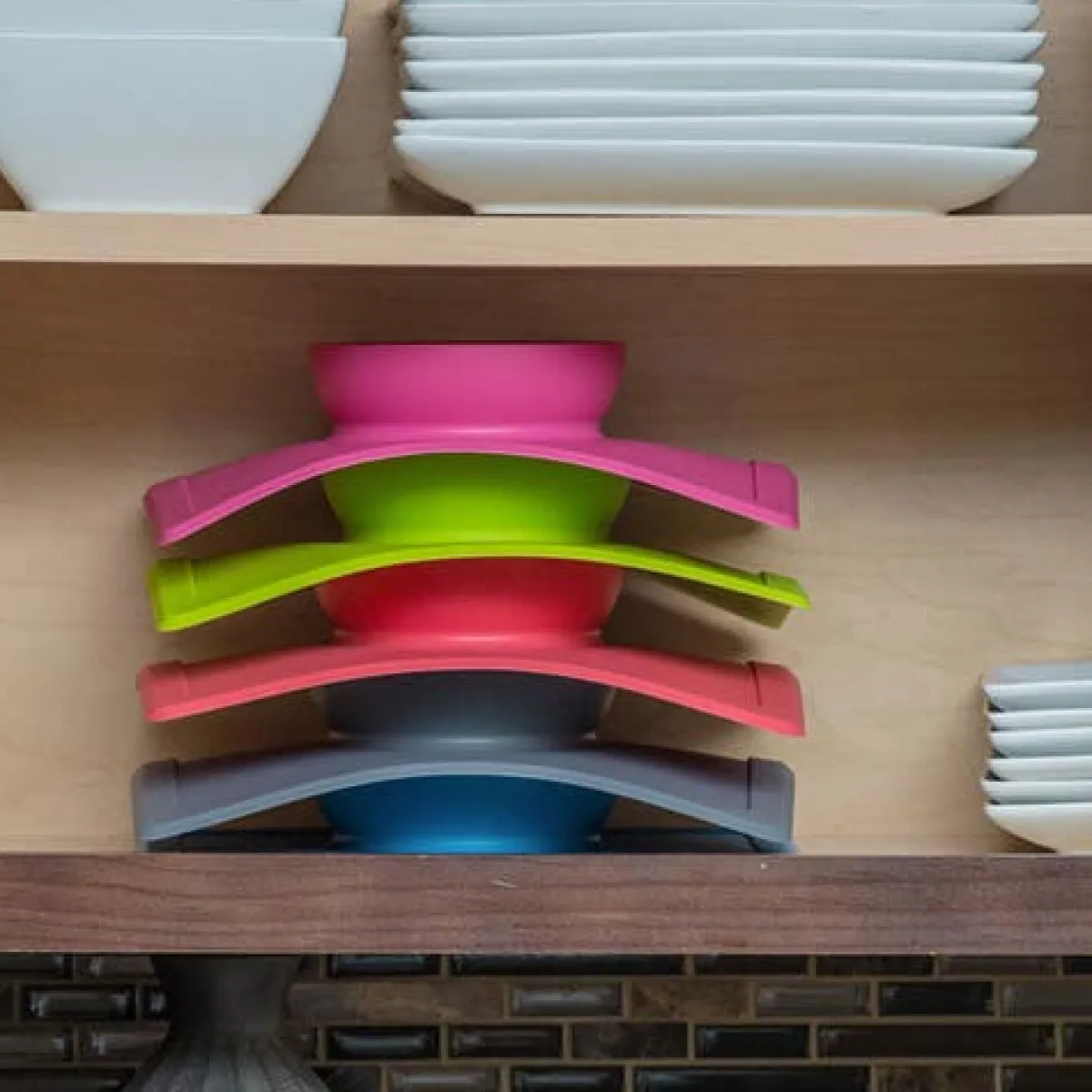 Kids Plates + Bowls|Grip + Suction Dishes-Ez Pz Happy Bowl