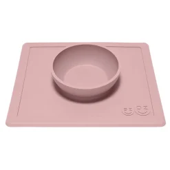 Grip + Suction Dishes|Kids Plates + Bowls-Ez Pz Happy Bowl (Nordic Collection)