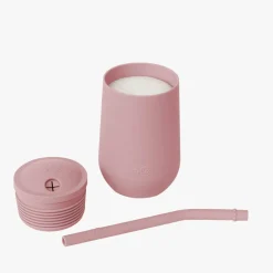 Kids Drinkware|Sippy Cups + Straw Cups-Ez Pz Happy Cup + Straw System