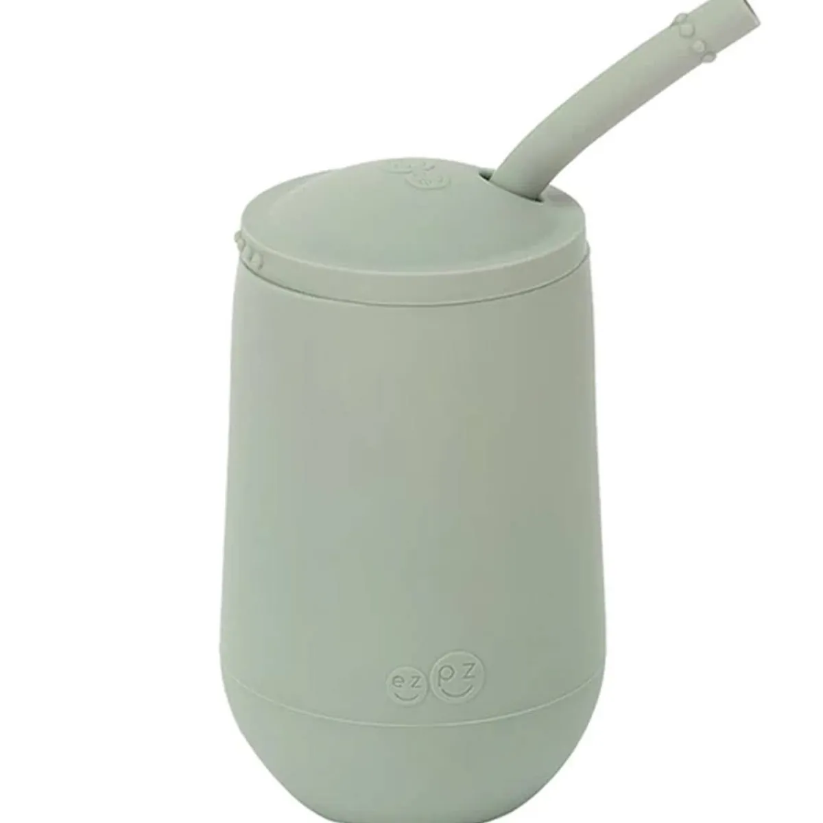 Kids Drinkware|Sippy Cups + Straw Cups-Ez Pz Happy Cup + Straw System