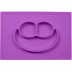 Kids Plates + Bowls|Grip + Suction Dishes-Ez Pz Happy Mat