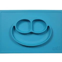 Kids Plates + Bowls|Grip + Suction Dishes-Ez Pz Happy Mat