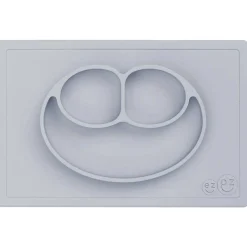 Kids Plates + Bowls|Grip + Suction Dishes-Ez Pz Happy Mat (Nordic Collection)