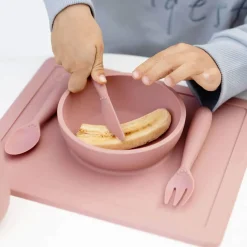 Kids Utensils|Toddler Training Utensils-Ez Pz Happy Utensils