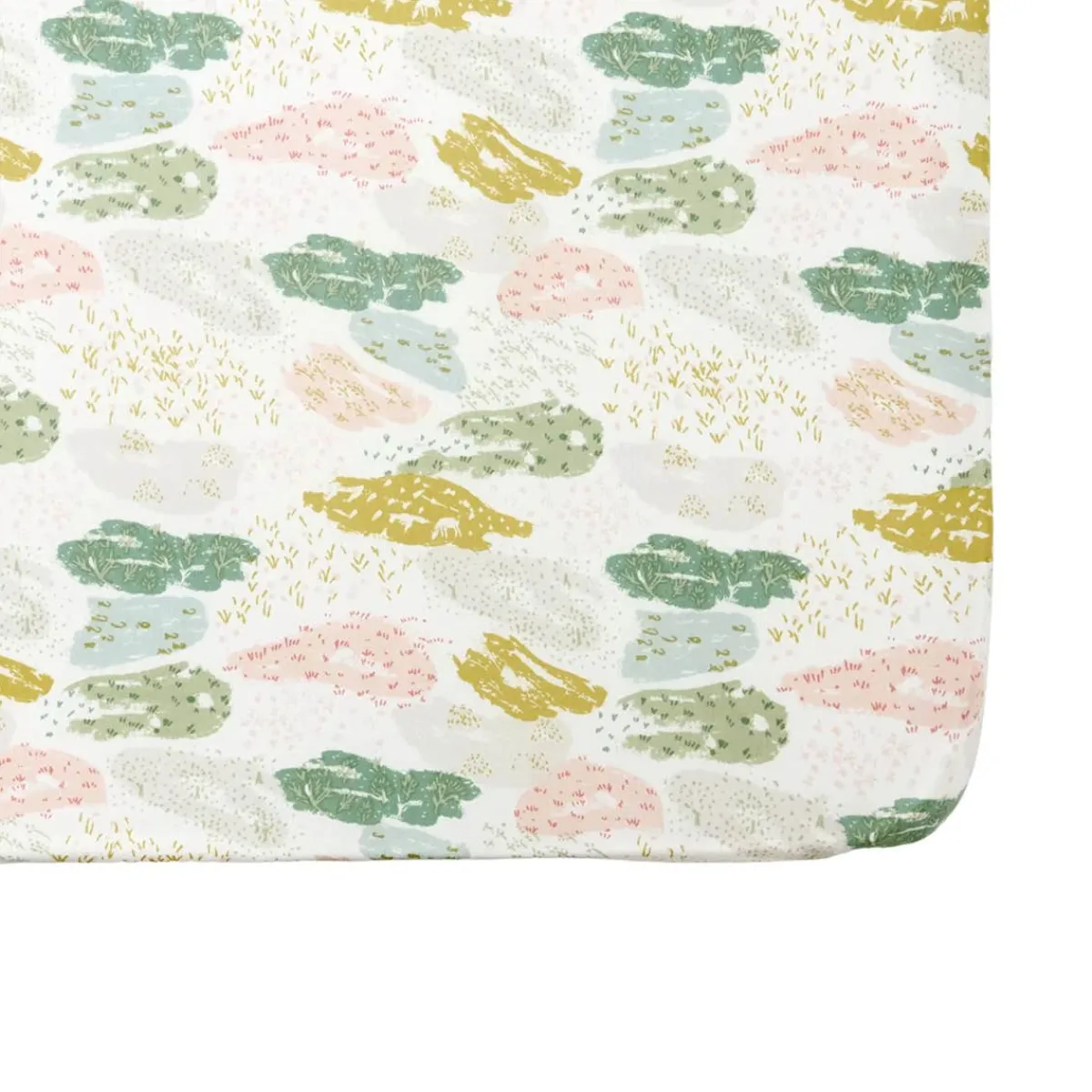 Crib Fitted Sheets-Pehr Happy Valley Crib Sheet