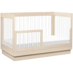 Convertible Cribs-Babyletto Harlow 3-in-1 Acrylic Crib