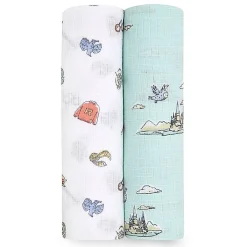 Blankets|Sleep Sacks + Wraps-aden + anais essentials Harry Potter Hogwarts Swaddle (2 Pack)