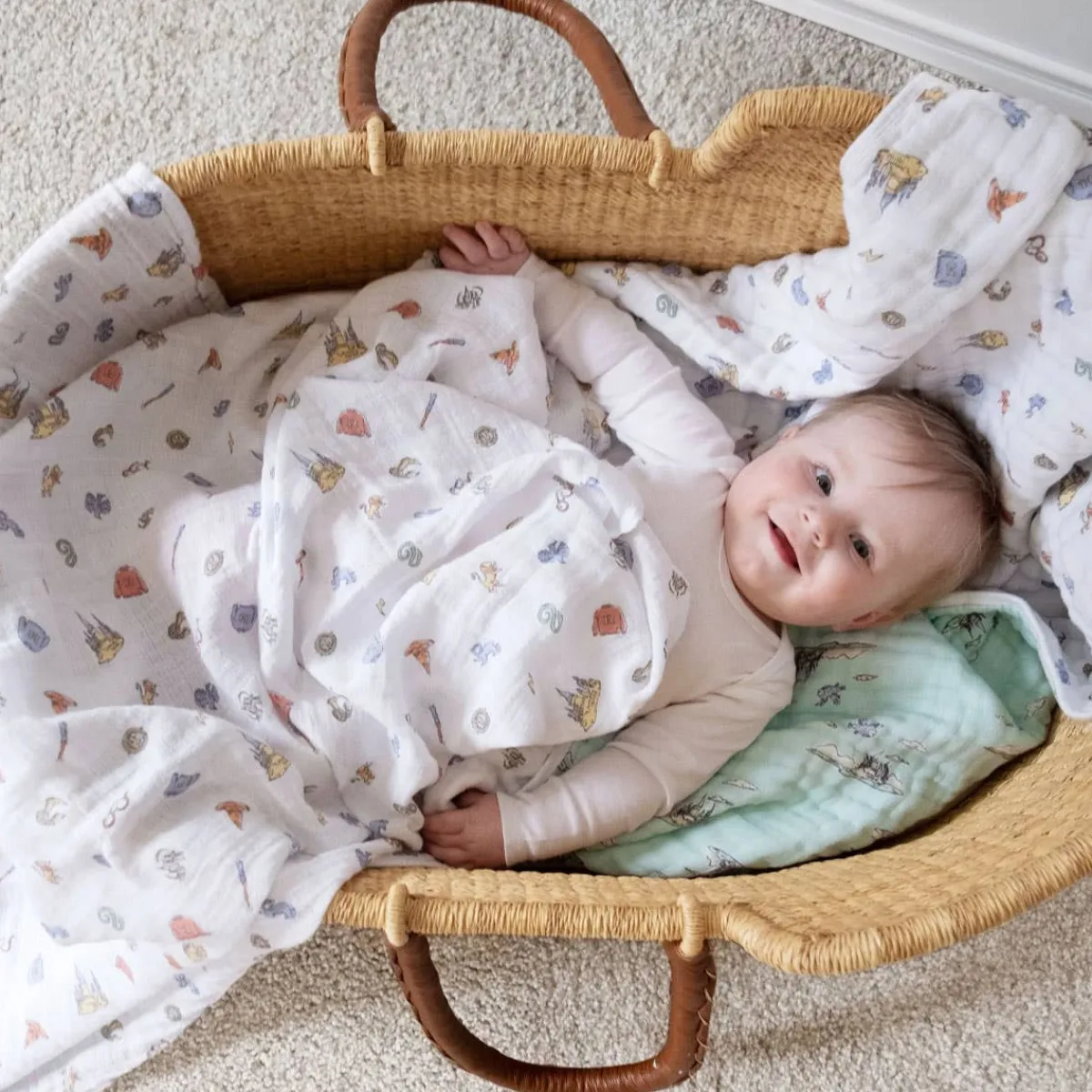 Blankets|Sleep Sacks + Wraps-aden + anais essentials Harry Potter Hogwarts Swaddle (2 Pack)