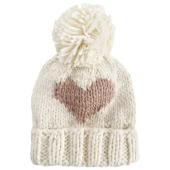 Winter Hats-Blueberry Hill Heart Hat Blush