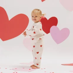 Pants-Quincy Mae Heart Knit Pants