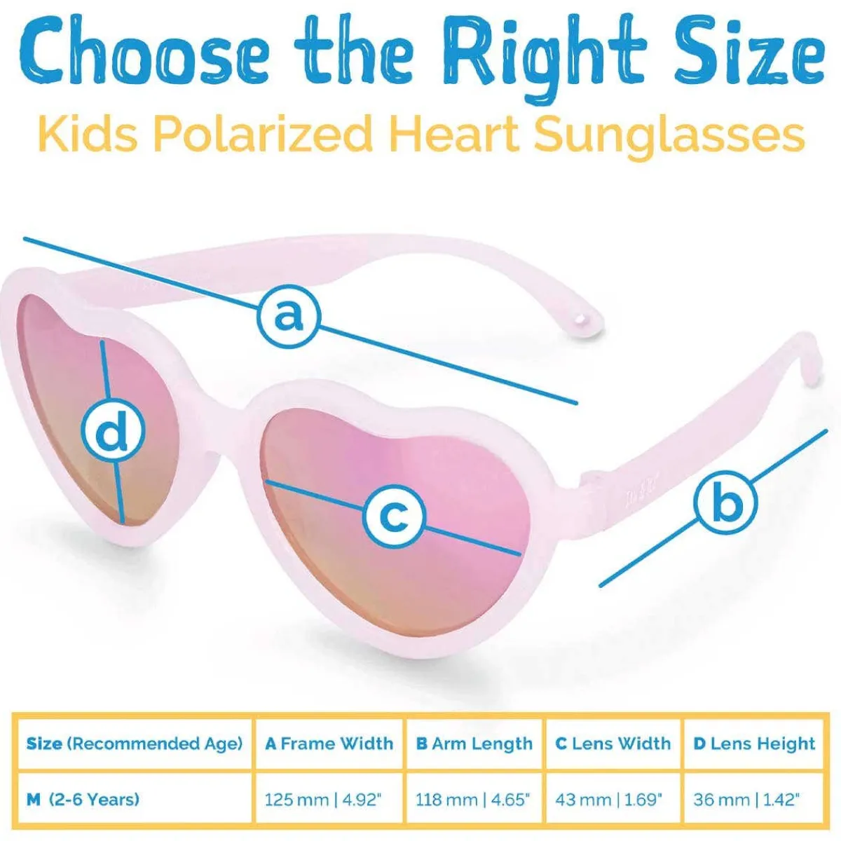 Sunglasses-Jan & Jul Heart Polarized Kids Sunglasses