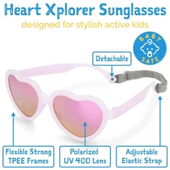 Sunglasses-Jan & Jul Heart Polarized Kids Sunglasses