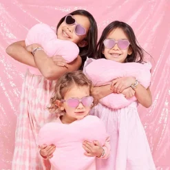Sunglasses-Babiators Heart Sunglasses (Limited Edition) - Pink Glitter