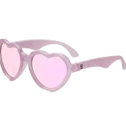 Sunglasses-Babiators Heart Sunglasses (Limited Edition) - Pink Glitter