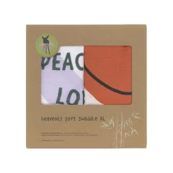 Blankets|Sleep Sacks + Wraps-Lassig Heavenly Soft Swaddle (120x120cm) 2 Pack
