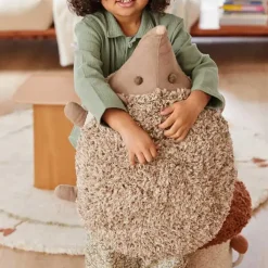 Beanbag Chairs-Lorena Canals Hedgehog Floor Cushion