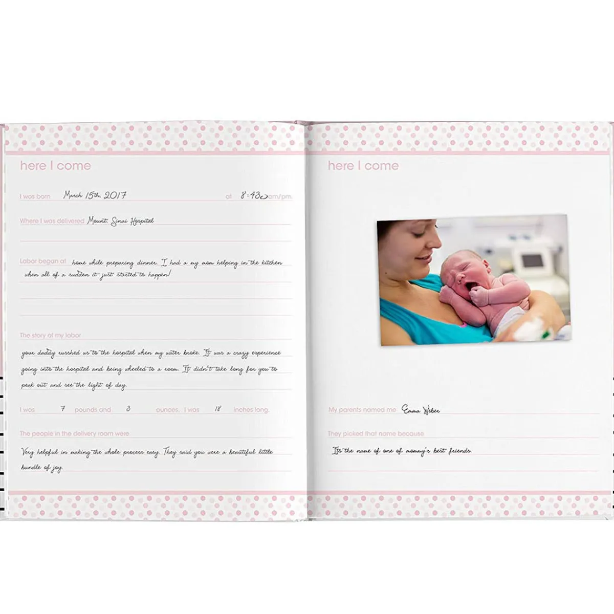 Memory Books-Pearhead Hello Baby Book