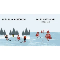 Story Books-Doodle Paw Press Hello Hockey