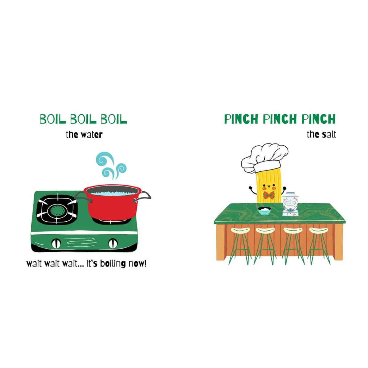 Board Books-Doodle Paw Press Hello Pasta